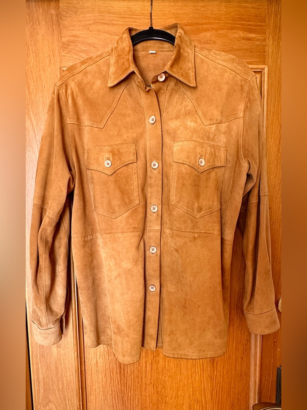 Loewe Women's Suede Western Shirt / Jacket – Size 36 (Vintage)